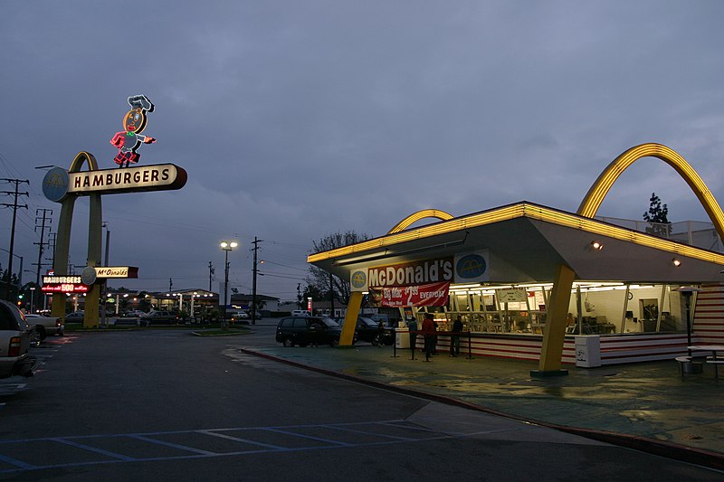 oldest mcdonalds downey ca