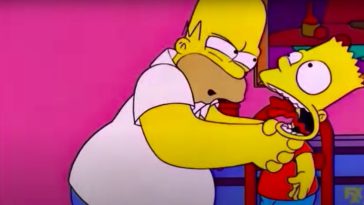 homer stops strangling bart