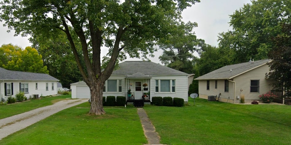 burlington iowa porch fire
