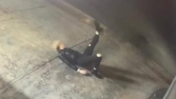 lady does yoga before robbing bakery